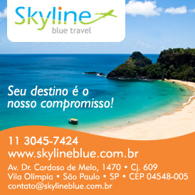 Banner Skyline Blue Travel