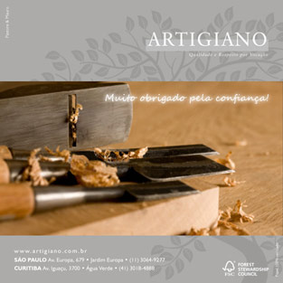 Cart&atilde;o tem&aacute;tico Artigiano