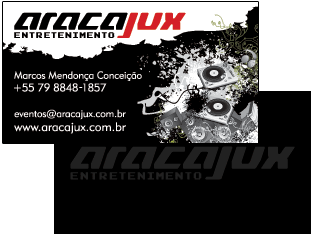 cartão: Aracajux Entretenimento cartão: Aracajux Entretenimento
