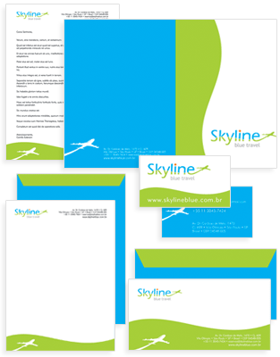Identidade Visual Skyline Identidade Visual Skyline