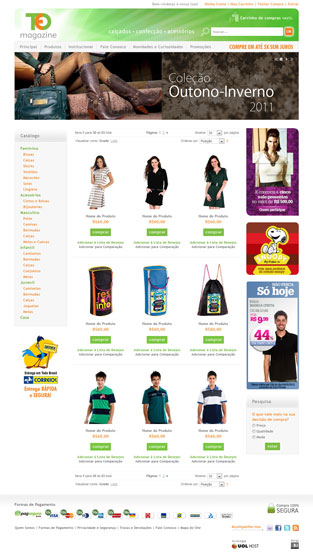 Loja Virtual Teo Magazine