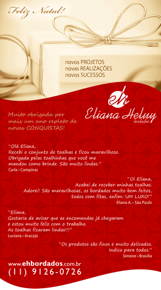 E-mail Marketing: Eliana Heluy Bordados