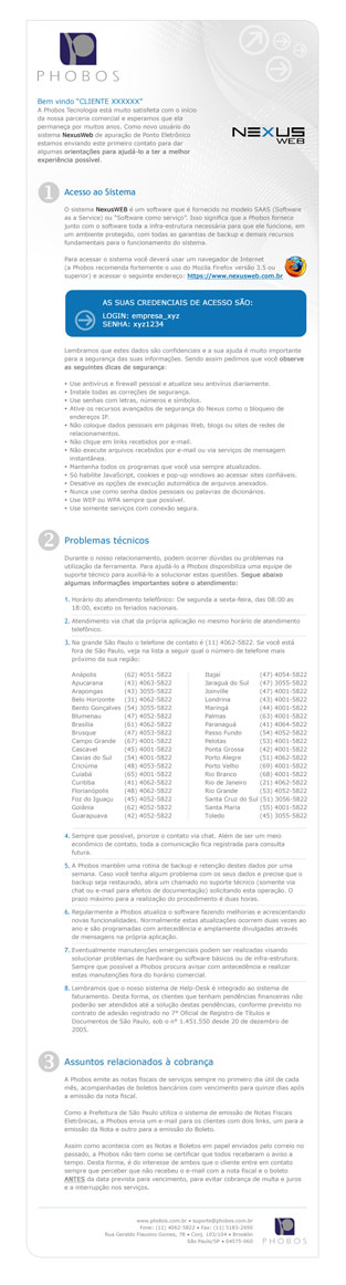 Email Marketing: Phobos Tecnologia e Sistemas