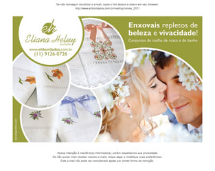 Email Marketing: Eliana Heluy Bordados - enxovais 2011