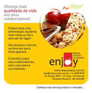 Enjoy Lanches: E-mail marketing de Lan&ccedil;amento do Servi&ccedil;o