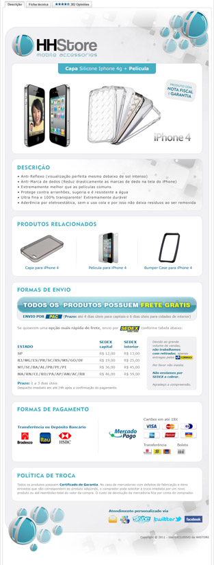 Template para site de leil&atilde;o - Mercado Livre
