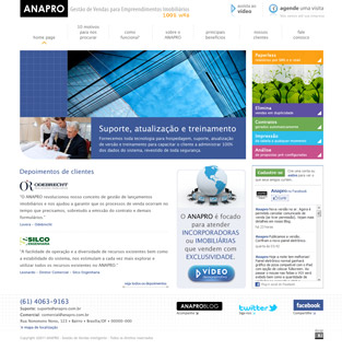 Site: Anapro - Gestão de Vendas para Empreendimentos Imobiliários Site: Anapro - Gestão de Vendas para Empreendimentos Imobiliários