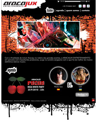 Site: Aracajux Entretenimento Site: Aracajux Entretenimento
